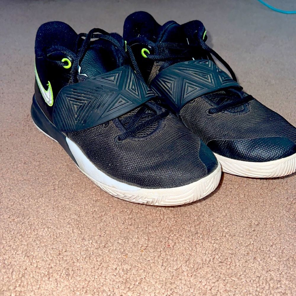 Kids Green and Black Nike Shoes